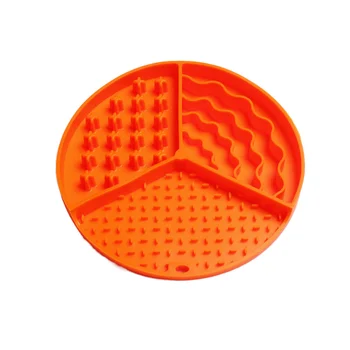 Slow Feeding Mat Licking Mat with Suction Cup Pet Dog Lick Pad Pet Bowl Hot Sale Silicone 7 Days Pet Bowls & Feeders  Silicone