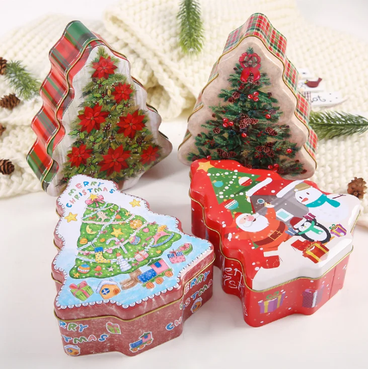 Boîte Aux Lettres De Noël, Boîte Aux Lettres En Fer étain, Boîte Aux Lettres, Boîtes Aux Biscuits, Bonbons, Boîtes De Rangement, Avec Couvercles Pour Enfants, Cadeaux De Noël, Décorations De Fête