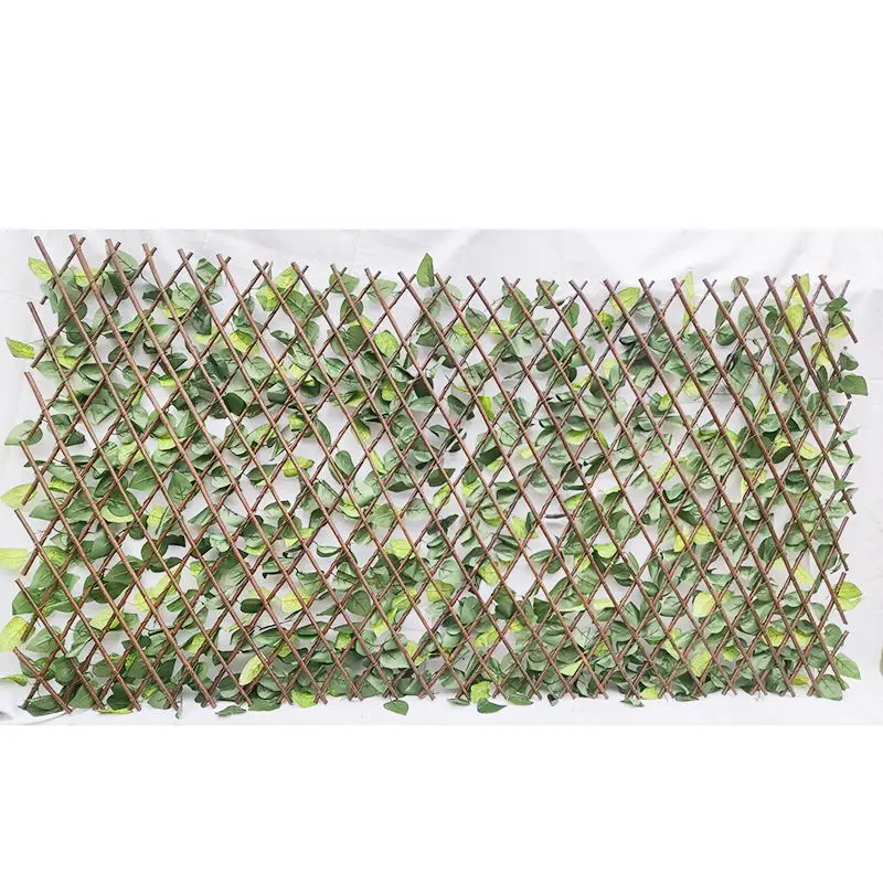 Artificial Hedge Laurel Leaf Garden Fence Wall Balcony Privacy Screening Willow Trellis Buy