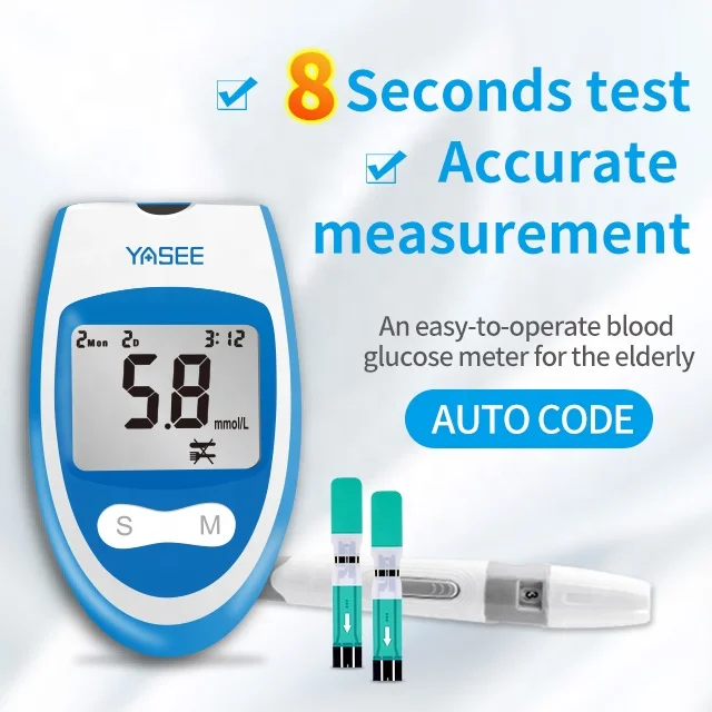 Professional Manufacturer Multi Function Easy Digital Blood Glucometer Blood Sugar Measuring Equipments