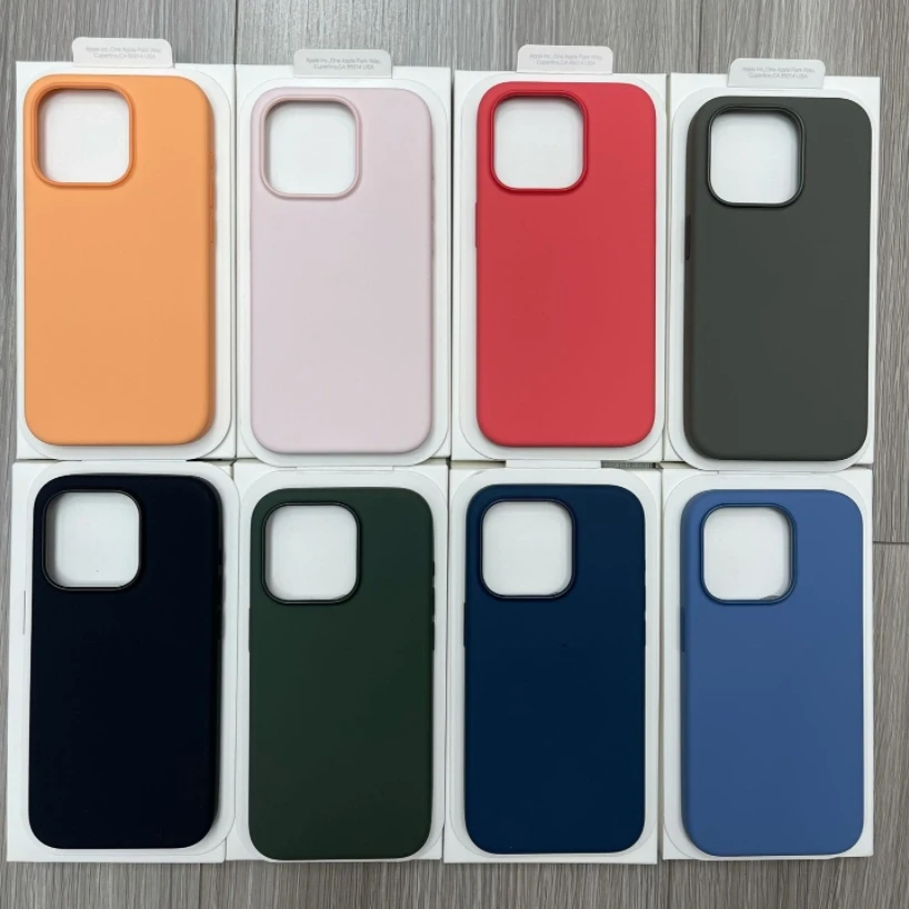 For Iphone 15 Silicone Case Soft Shockproof Magnetic Phone Case For ...