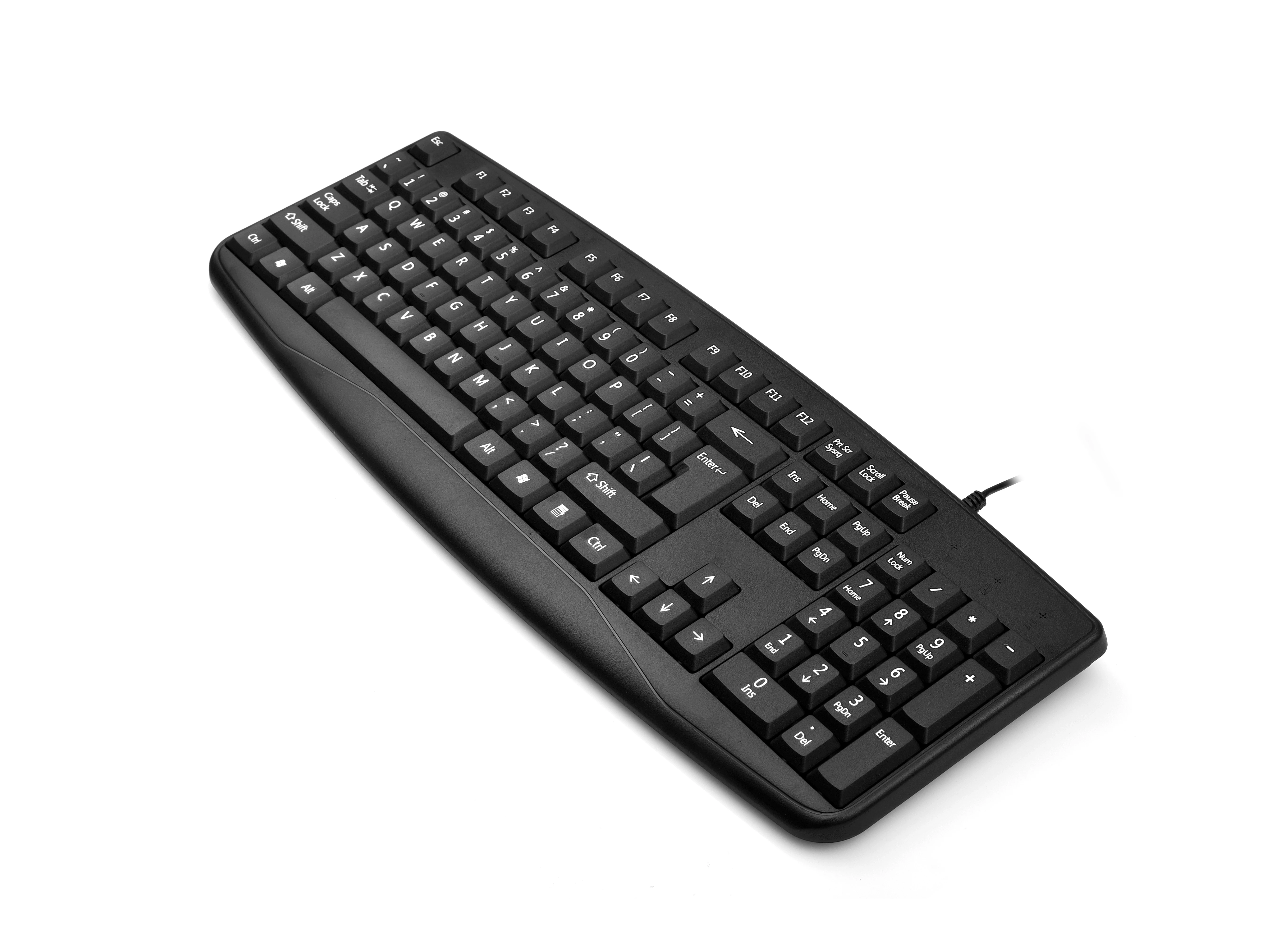 UKCOCO Teclado Teclado De Escritório Teclado De Computador Com Fio