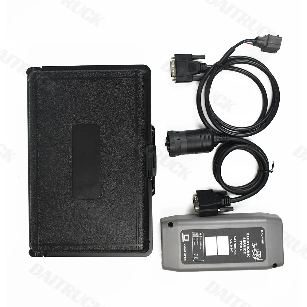 For JCB Electronic Service Tool Interface Wtih 9Pin and 6Pin Cable for JCB Machinery Auto Excavator Diagnosis Scanner