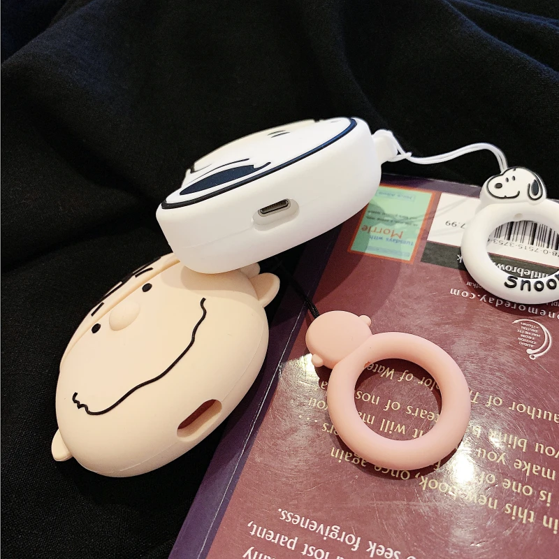 エアポッドカバー用かわいい漫画スヌーピーチャーリーブラウンソフトシリコン保護ケースエアポッド1 2防塵フィンガーリングストラップ Buy Airpods用カバー かわいい漫画snoopyチャーリーブラウンソフトシリコン保護ケース用ポッド1 2 ケース用ポッド1 2防塵指リング