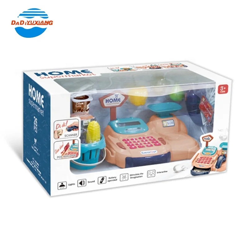 Детский игровой набор для девочек электронная кассовая машина игрушка кассовый