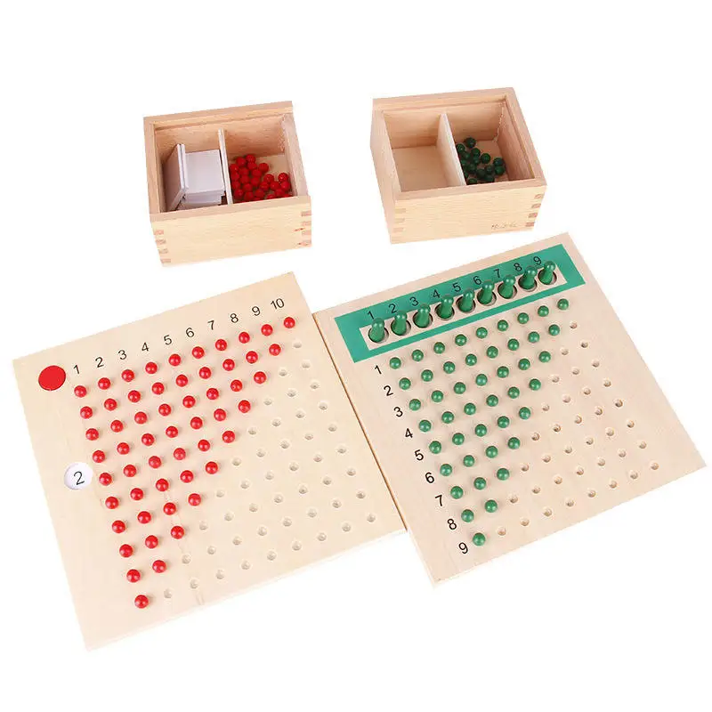 Custom Montessori Children's Wooden Math Counting Learning Board ...