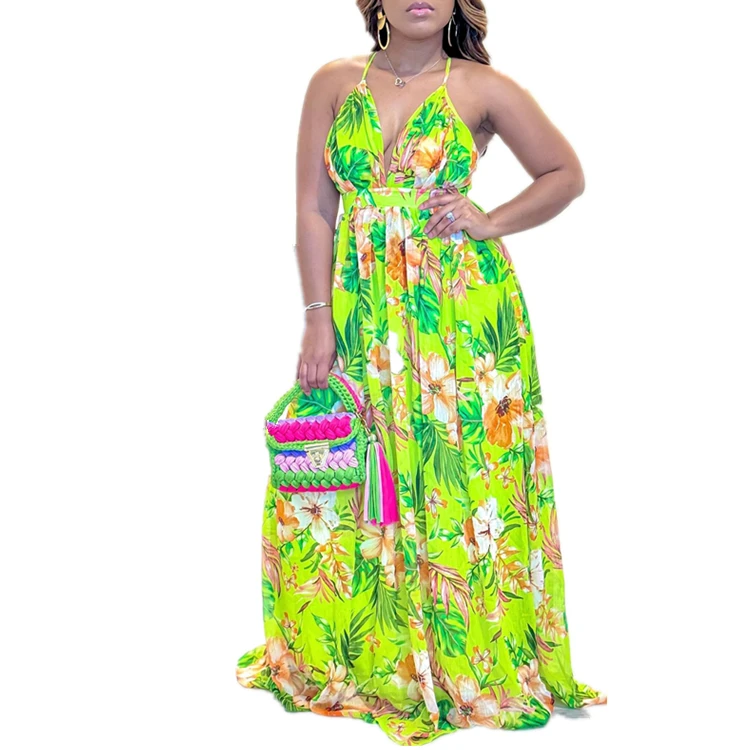 2025 Latest Fashion Design Plus Size Womens Dresses Africa Clothing  Dress for Fat Woman Summer Dress