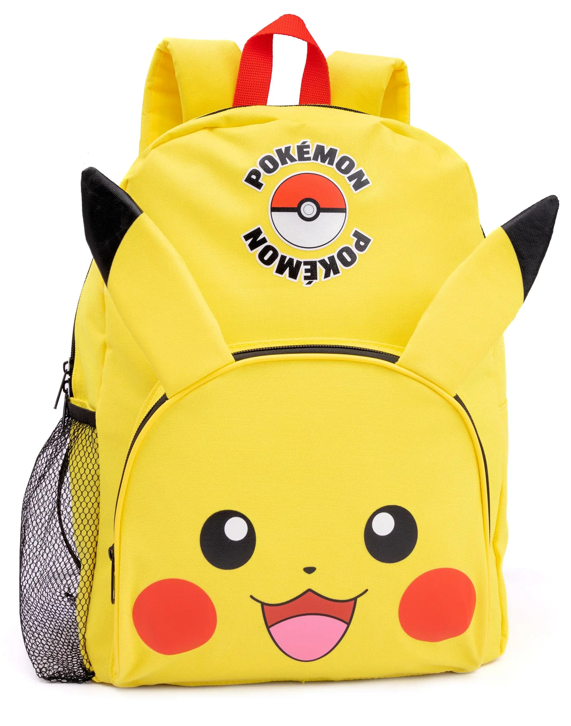 Factory OEM Durable Polyester 4 Piece Lunch Box Water Bottle Pencil Case Set Yellow Poke-mon Pikachu Backpack Set