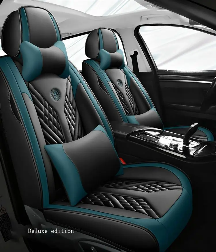 Luxury Pvc Leather Custom Car Seat Covers Full Set Seat Covers Unique