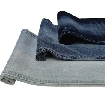 dark bule warp indigo weft color customized available jean fabric roll 100% cotton indigo denim fabric wholesale los angeles