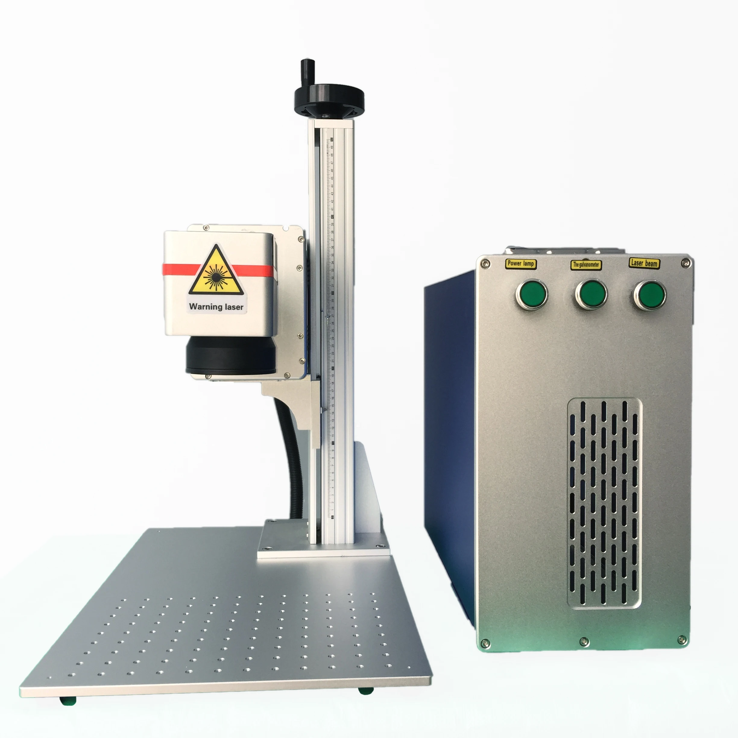Fiber Laser Marking Engraving Machine For Sale Factory Directly Price Blade Knife Raycus Laser Source Metal Materials manufacture