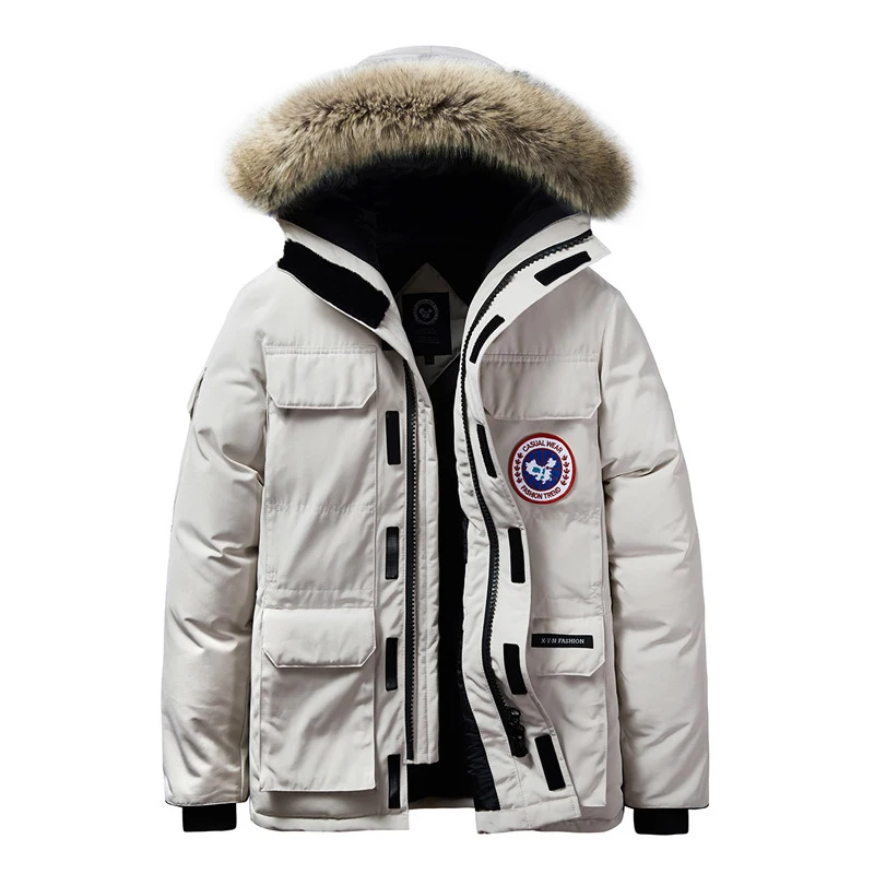 Jackets Snow Coat Jacketwinter Parkas For Men With Polyester Filled ...