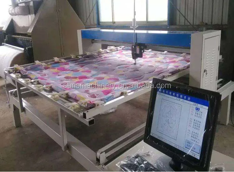 Hc3000 Long Arm High Speed  Computerized Single Head Mattress Quilts Quilting Sewing  Price Machine