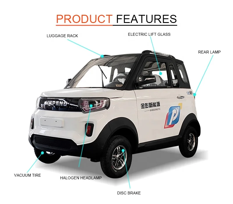 8019 новый мощный профессиональный дешевый 4 колеса сиденья мини Солнечный 2 двери экскурсионный электрический автомобиль
