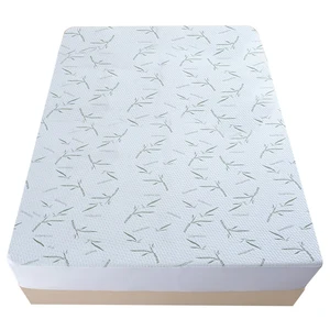 Fitted Sheet Bed Protector Mattress Cover Waterproof Air-layer Bamboo Jacquard