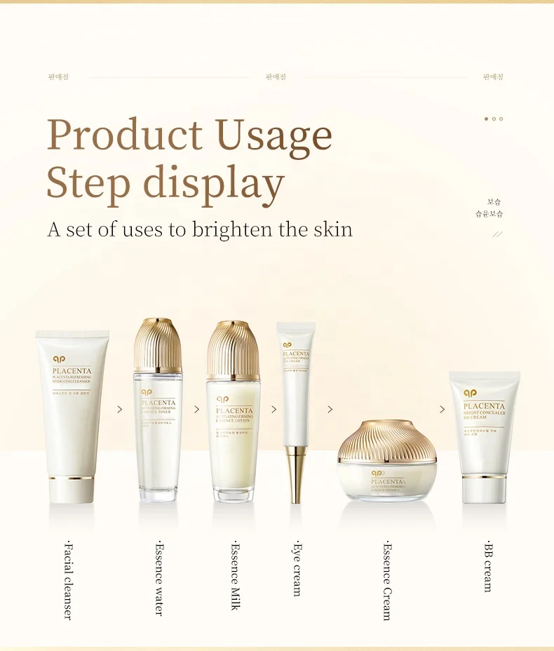 Sheep Placenta Active Plastic Firming Face Suit Six-Piece Set