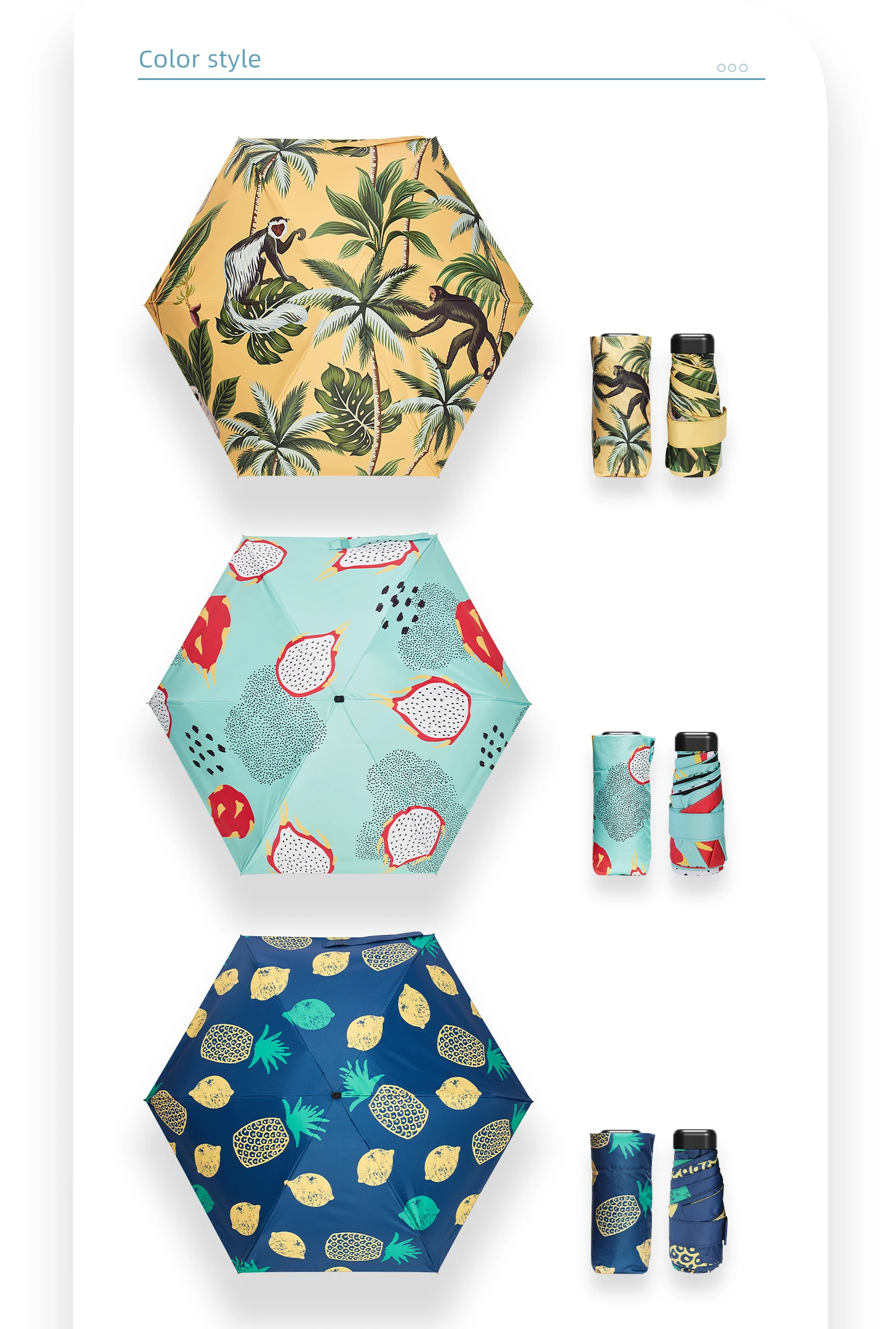 Available Types Of Flowers And Animal Mini Capsule Manual Ultra Light