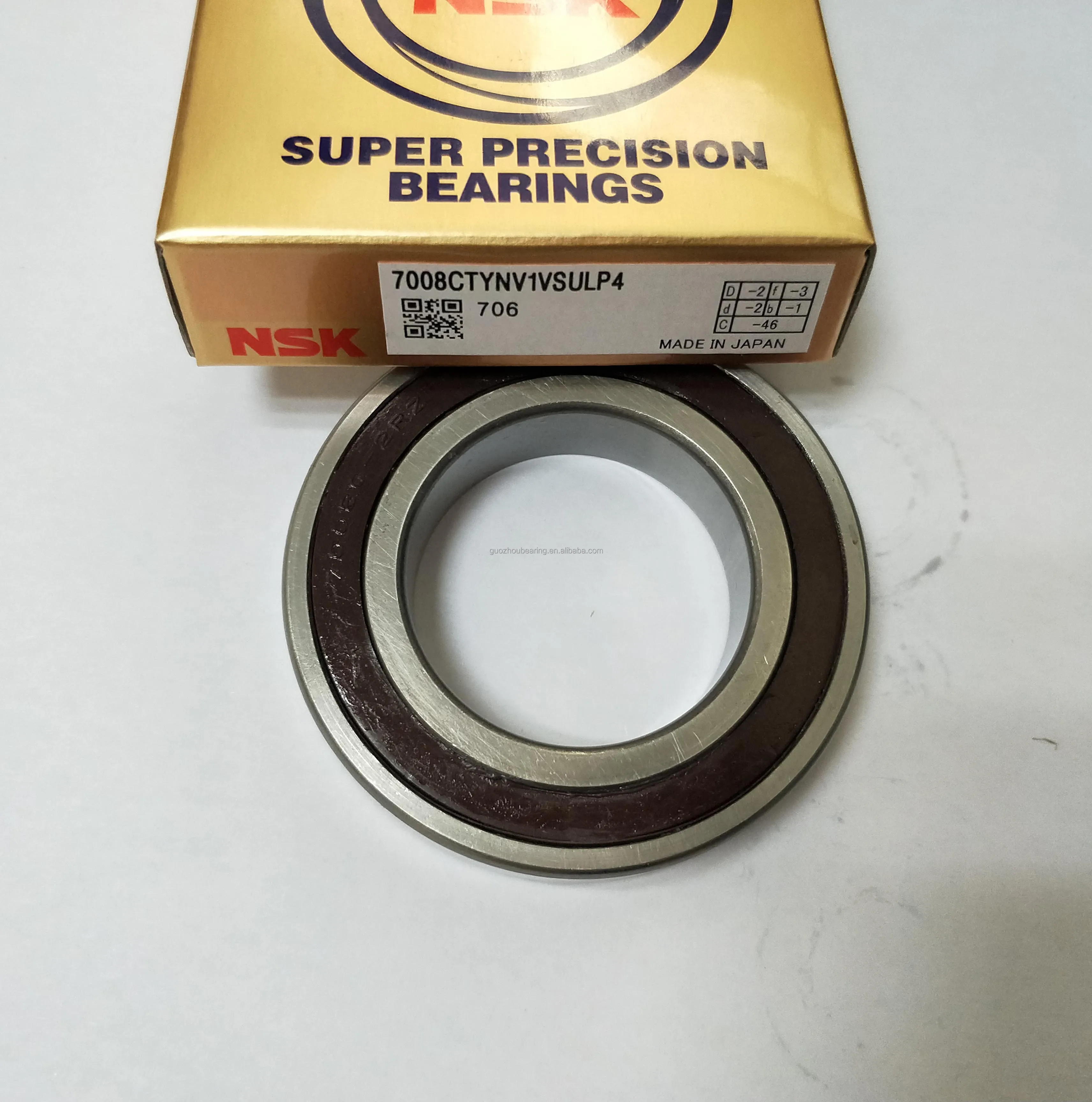 NSK 7207CTYNDBLP4 Abec-7 Super Precision Spindle Bearings. Set of Two NSK 7207CTYNDBLP4 Abec-7 Super Precision Spindle Bearings. Set of Two