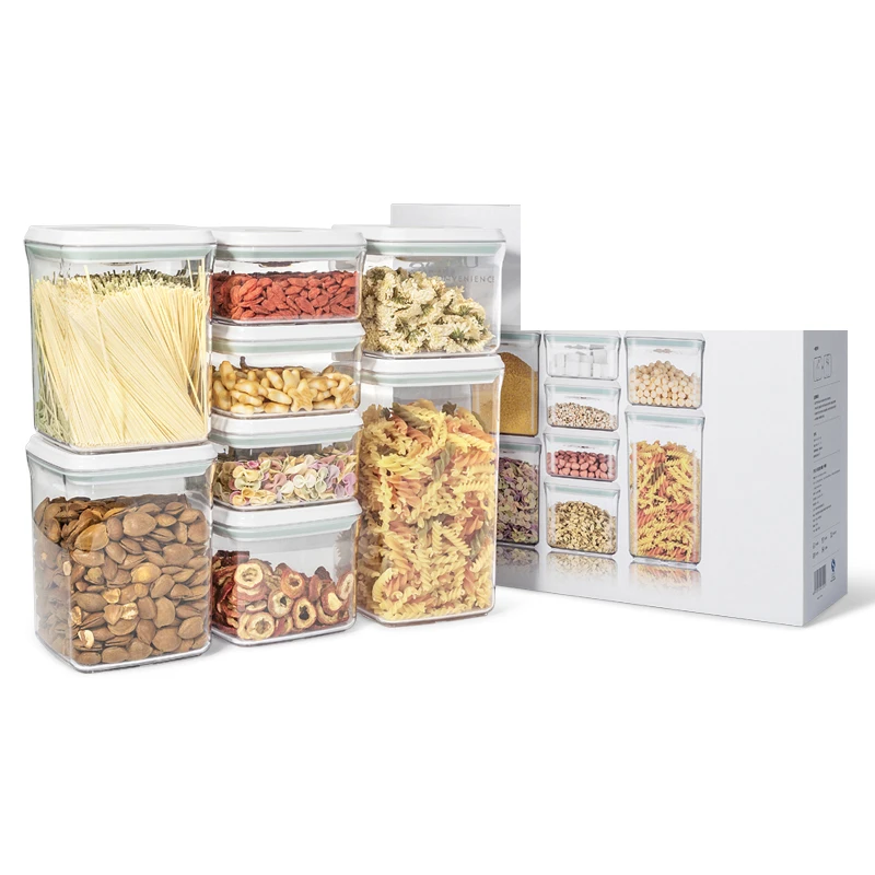 China Supply Airtight Food Storage Container Set Dry Goods Pantry