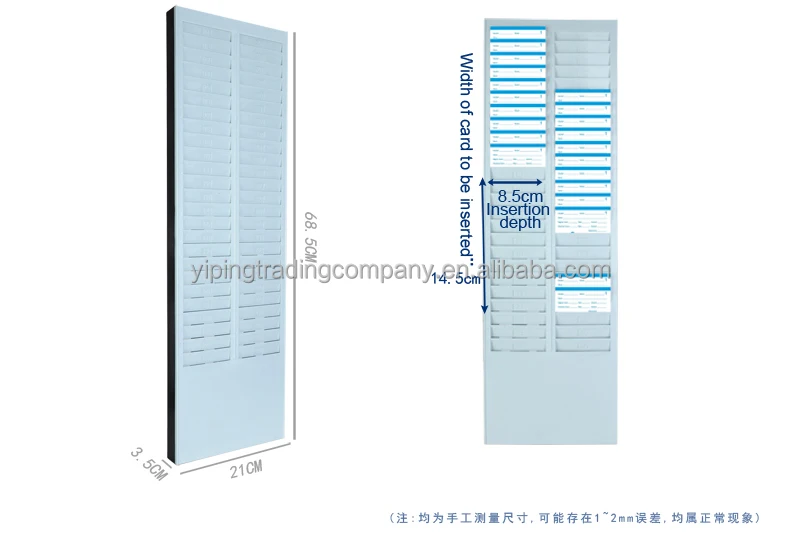Punching Time Card Holder 50 Slots Plastic Time Card Rack Buy Wall