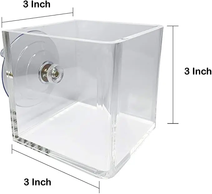 Window Suction Plant Pot -, Window Planter with Suction Cup for Succulent Cactus Flower Herbs Hanging Planter Box I
