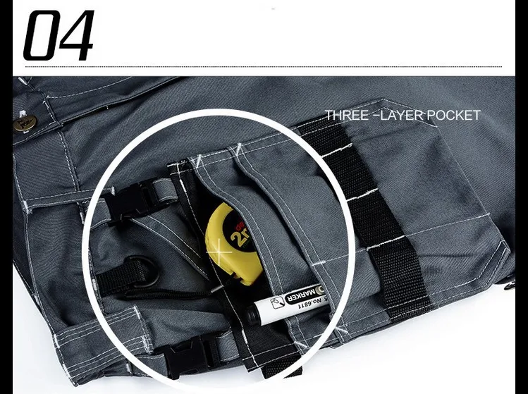 Winter Working Pants For Dust Proof Cargo Work Pants Reflective