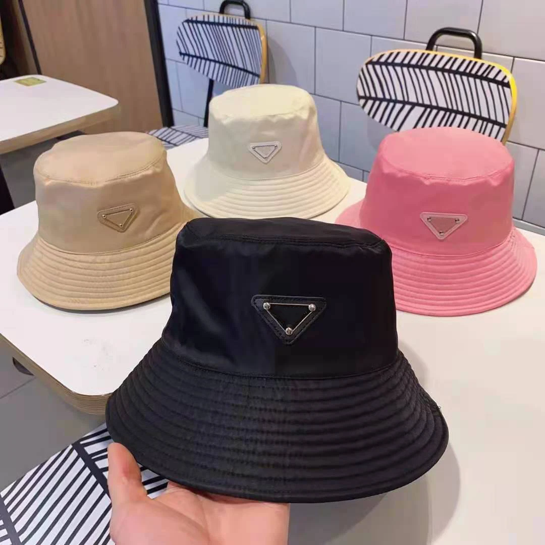 Designer Bucket Hats Metal Logo Classical Luxury Hat Sunshade