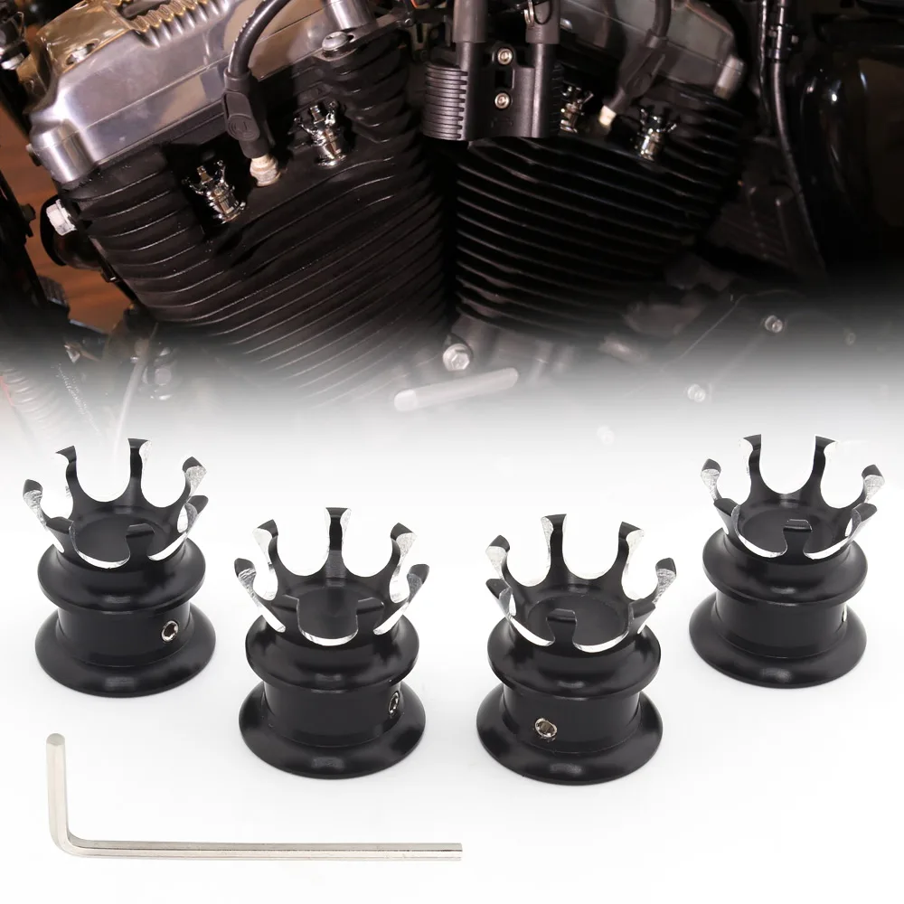 1set Motorcycle Head Bolt Topper Cover 