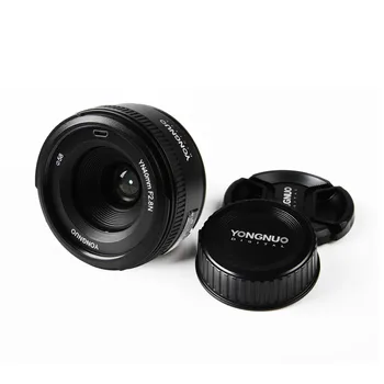 YONGNUO YN40mm F2.8N レンズ（USBポート付き）NIKON用 Manual AF/MF
