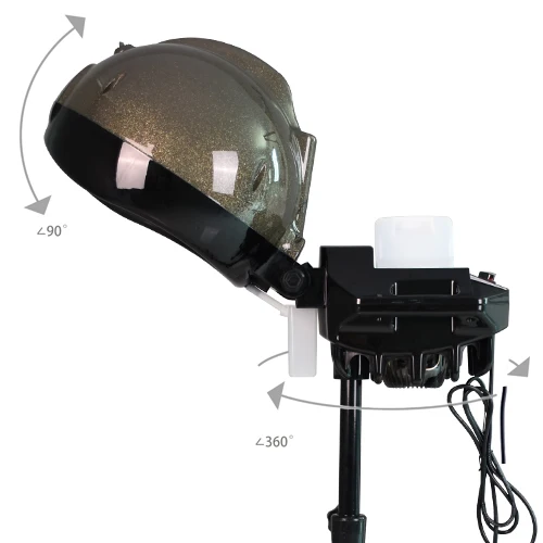 Professional Adjustable Hair Steamer Machine | Fast Heating & 60min Timer | Big Helmet Hair Treatment Steamer