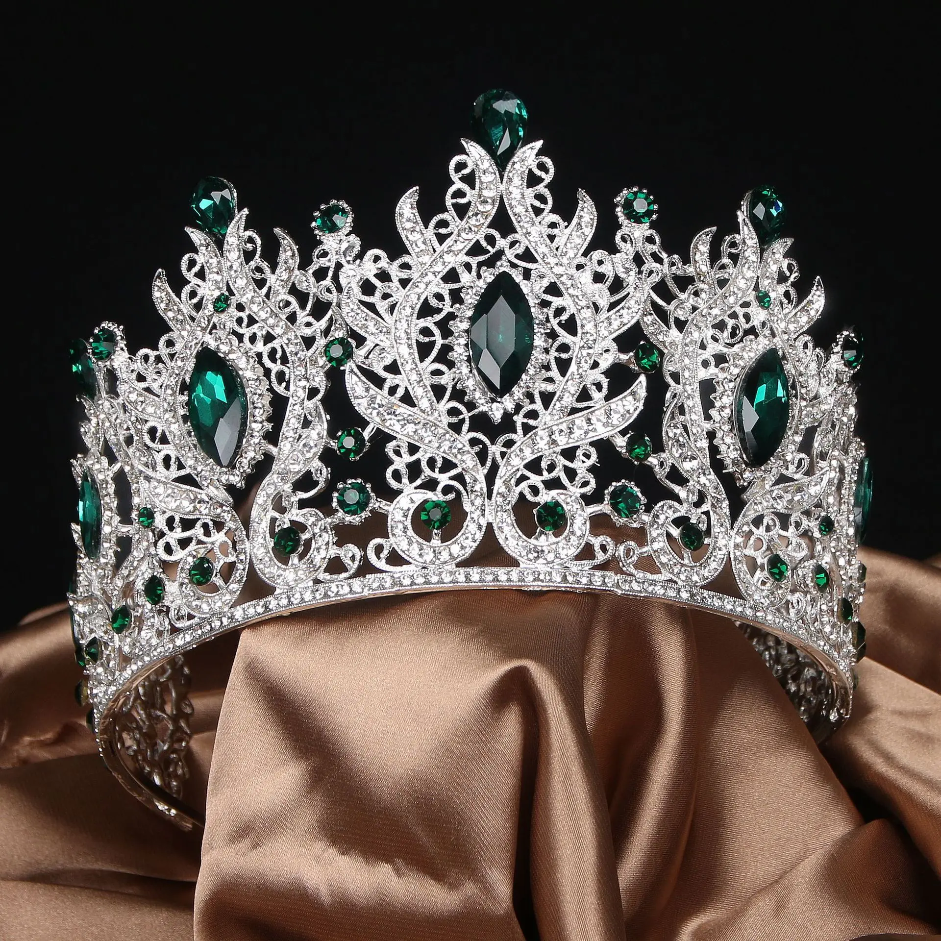 Couronne Princesse Fille Tiara Cristal Couronne Or pour Femme Couronne Princesse Fille Tiara Cristal Couronne Or pour Femme
