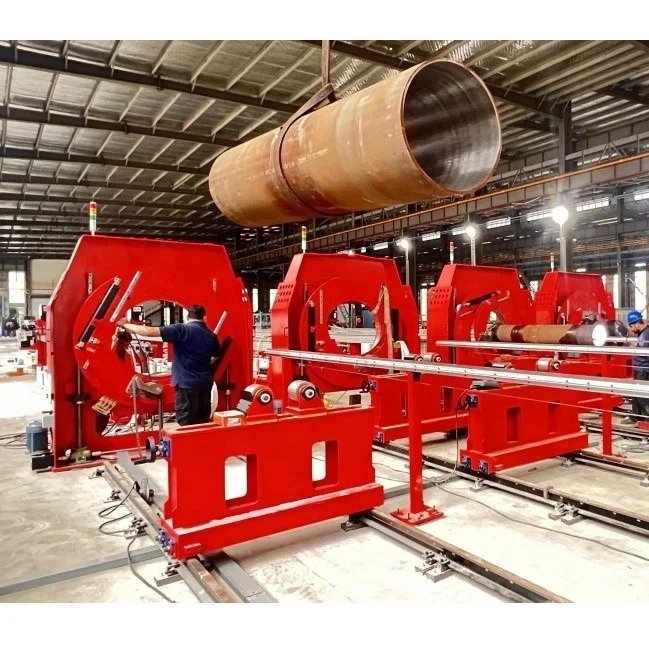 Horizontal Pipe Inner Surface Hardfacing Cladding Machine Station