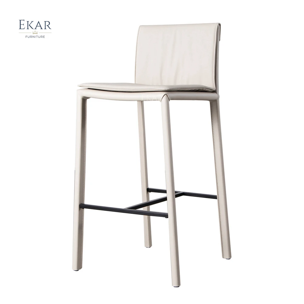 EKAR FURNITURE High-end modern chair Minimalist design stainless steel bar chair