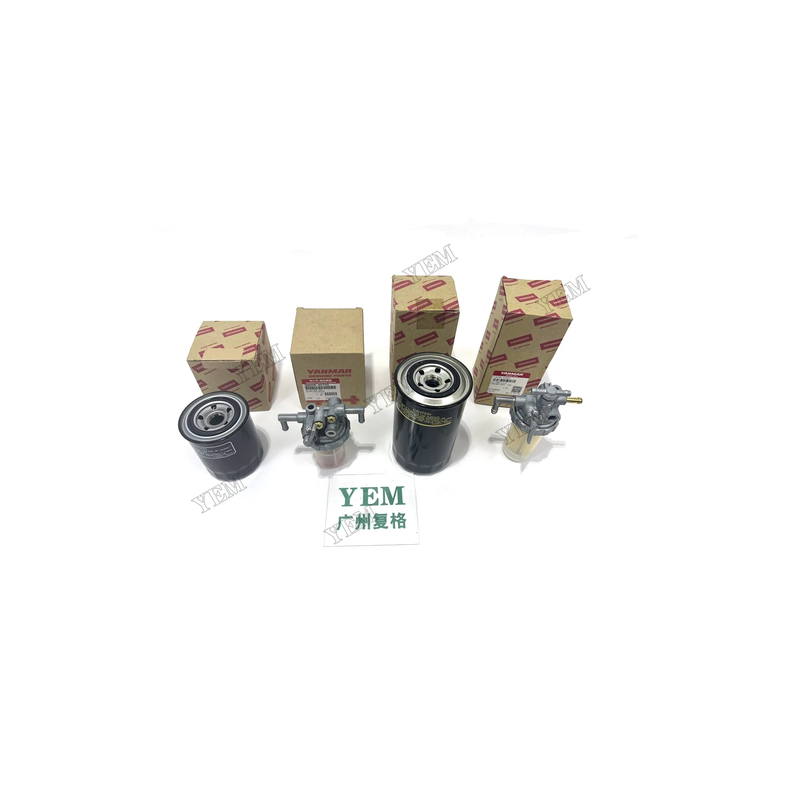 Parts for Yanmar 3TNB84 3TNB84T Engine Filter Element Oil Fuel Heavy Equipment Engine Parts