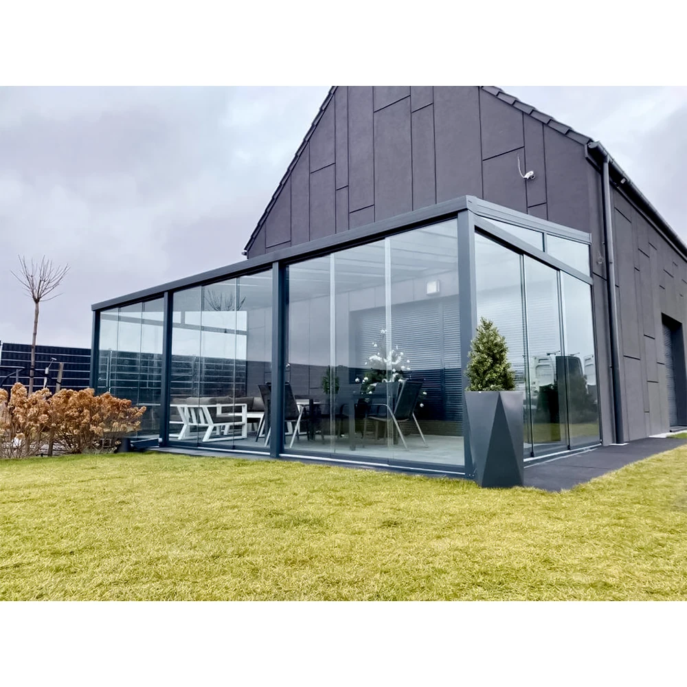 当代独立式隔热玻璃阳台阳光房屋面板别墅平板造型设计, image size:1000x1000