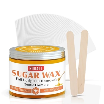 Private Label Wholesale 400g Soft Sugar Wax For Body Hair Removal Sugaring Paste