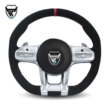 For Mercedes Benz A GLA B GLB C GLC E GLE CLS 2019-2023 custom sports model handle steering wheel modification ZC-809-P54-F