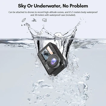 SJCAM SJ10 PRO 4K Action Camera 60 FPS Helmet Cam Six-Axis Gyroscope Anti-Shake 8X Digital Zoom 5G 12M Wifi Sports DVR Camera detail image