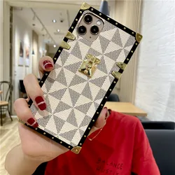 Hot Sale Luxury Leather Square Phone Case Women Cases For Iphone 11,11pro,11pro  Max, Xr Xs IPhone 13 - Buy Hot Sale Luxury Leather Square Phone Case Women  Cases For Iphone 11,11pro,11pro Max
