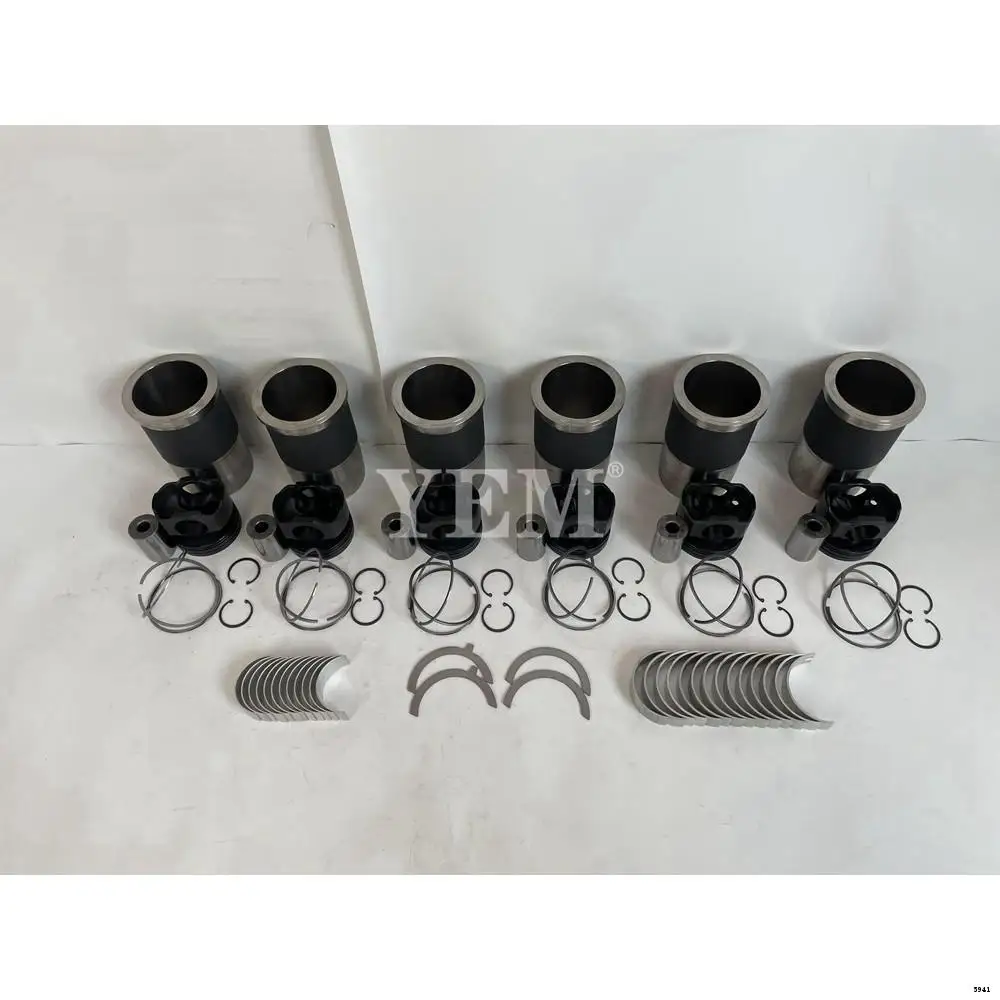 D936 Engine Rebuild Kit With Main Con Rod Bearings Set Cylinder Liner Kit for Liebherr