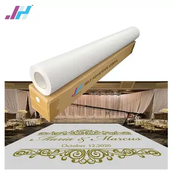 Wholesale Glossy Matte Eco Solvent Printable White PVC Self Adhesive Vinyl Roll Sticker Material Factory for Glass Windows