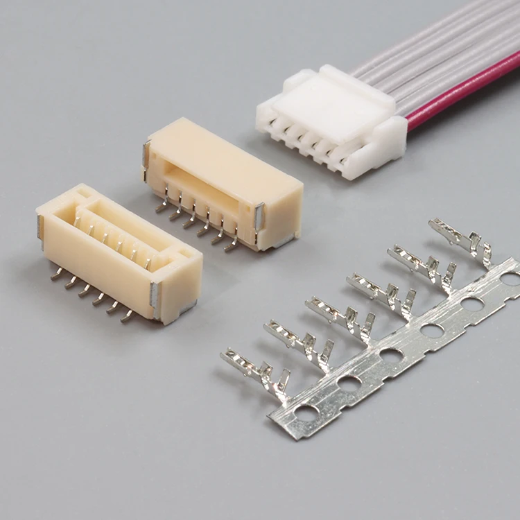 SCONDAR Customized OEM JST GH Connector Wire to Borad Wiring Harness 1.25mm Pitch Kit 2 3 6 8 Pin With Lock Wafer Housing