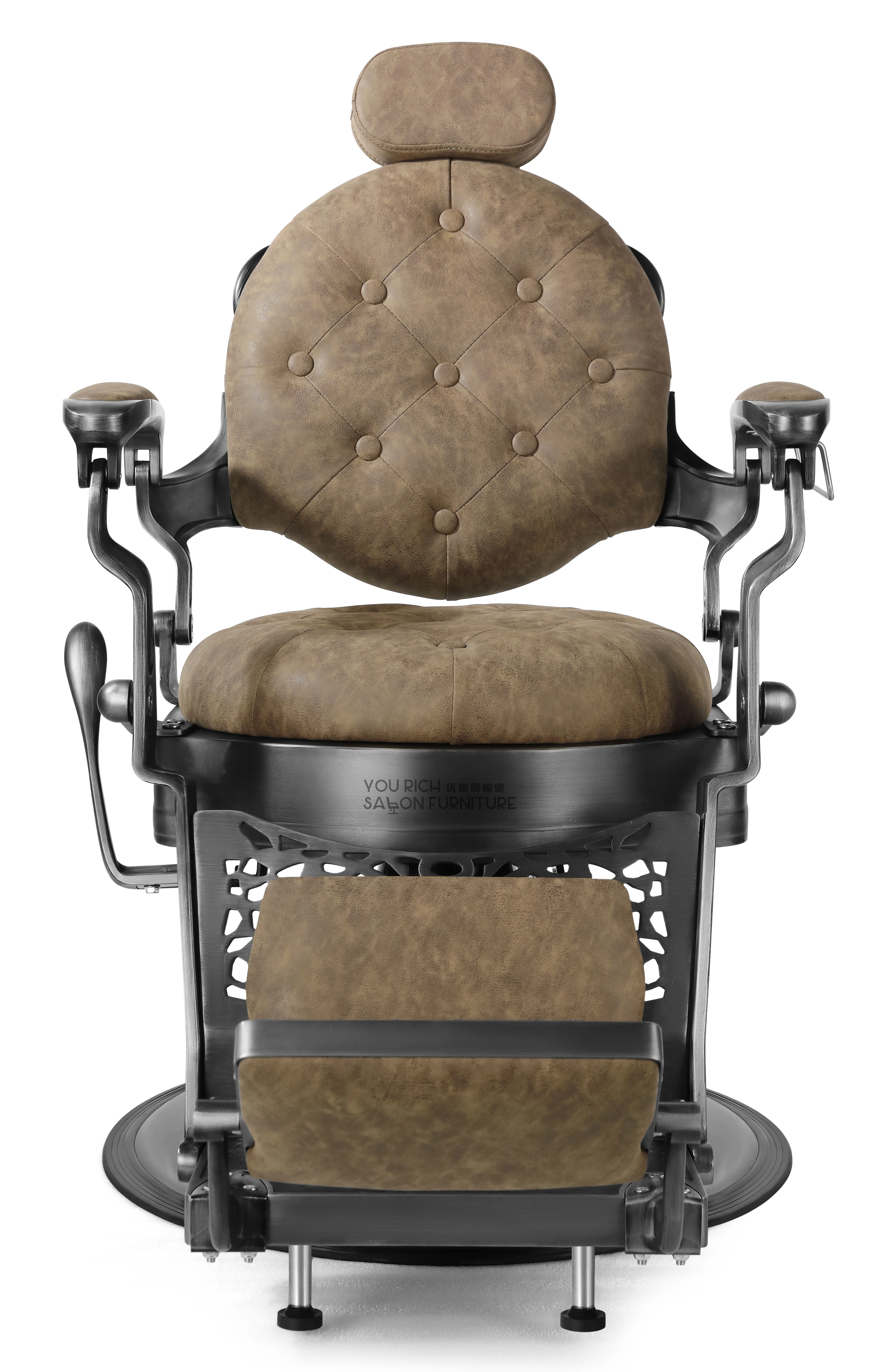 Красота парикмахерское кресло винтажное ПВХ кожаная салонная мебель парикмахерское кресло оптовая цена