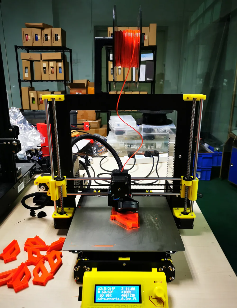 高品質アップグレード版のクローンPrusa I3 MK3Sプリンターフルキット