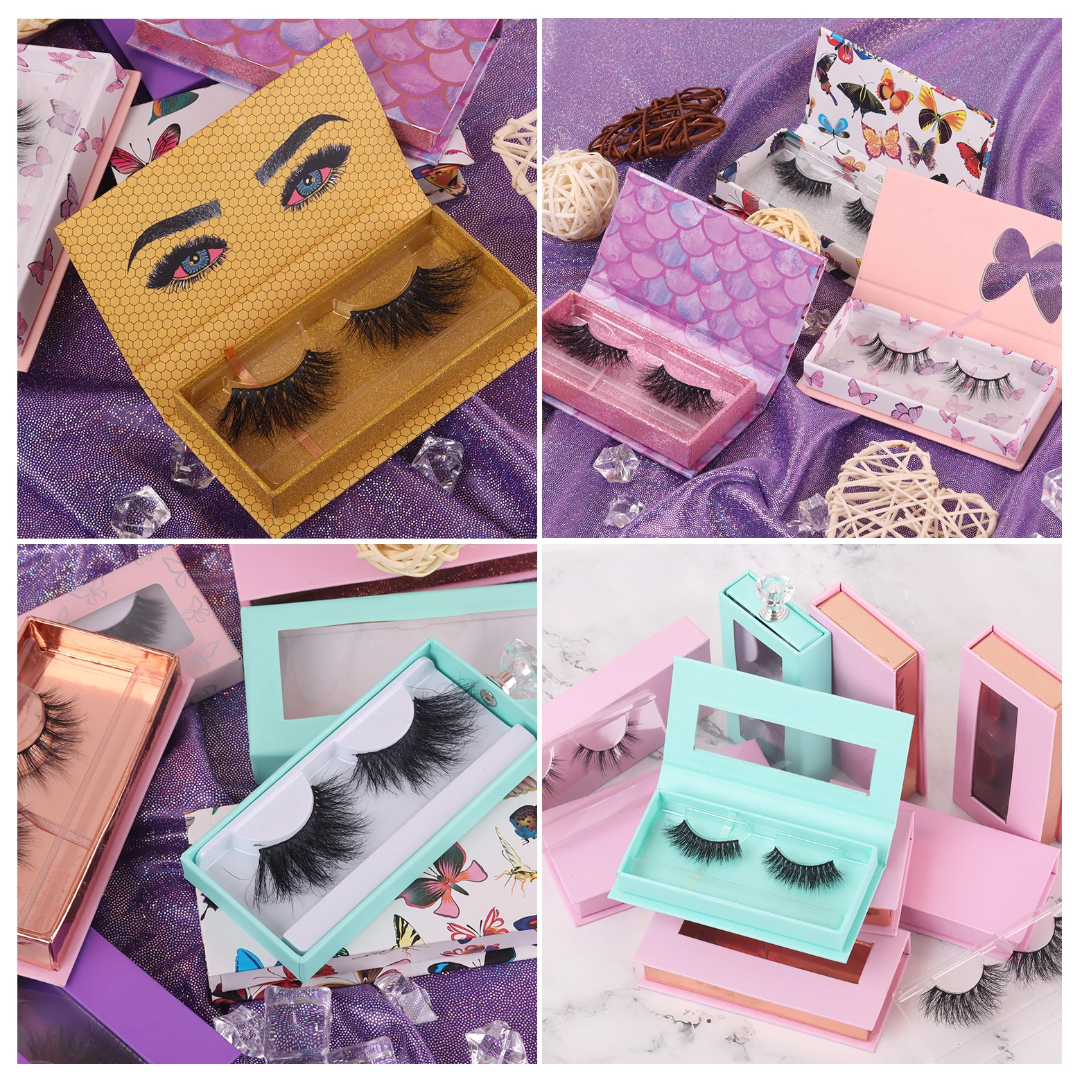 Wholesale Luxury 3D Natural Eyelashes - Private Label