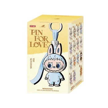 100% Original POPOPART Monster Heart Code Series Labubu 4.0 Vinyl Plush Phone Pendant Mystery Boxes with Blind Design