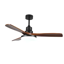 Nordic Hot Sale Decor Forward Reverse 3 Blades Ceiling Fan Light With Remote Control Wooden 42 Inch