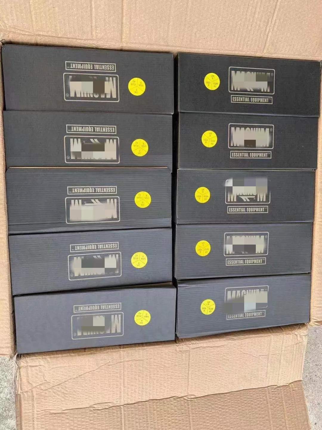 Packaging & shipping specifications