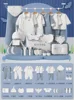 Blue-Warm 28-piece Set