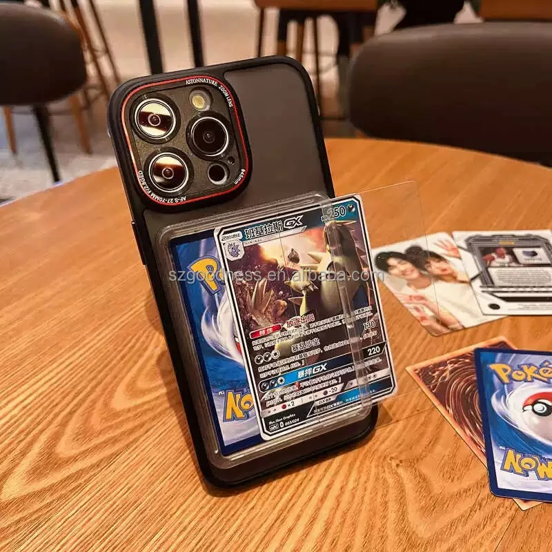 For Game Card Holder Cartoon Hot Stamped Shockproof TPU Phone Case for  17/16/15/14/13/12 New Design